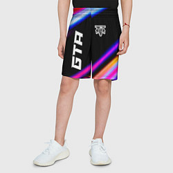 Шорты детские GTA speed game lights, цвет: 3D-принт — фото 2