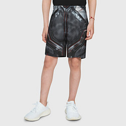 Шорты детские Карбоновый странник, цвет: 3D-принт — фото 2