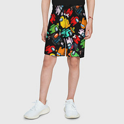 Шорты детские Персонажи игры Амонгас, цвет: 3D-принт — фото 2