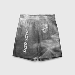Детские шорты Porsche - grey gradient вертикально