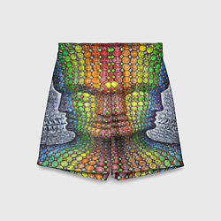 Шорты детские Оптические стёкла, цвет: 3D-принт