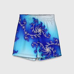 Шорты детские Психоделика холодный узоры, цвет: 3D-принт