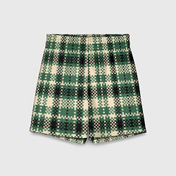 Шорты детские Полосатый пиксель, цвет: 3D-принт