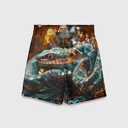 Шорты детские Праздничный змей, цвет: 3D-принт
