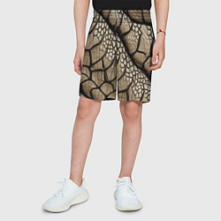 Шорты детские Найди змею, цвет: 3D-принт — фото 2