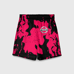 Детские шорты Nissan fire pink