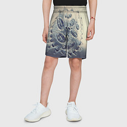 Шорты детские Синяя кровь, цвет: 3D-принт — фото 2