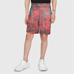 Шорты детские Абстракция - grunge vibe, цвет: 3D-принт — фото 2