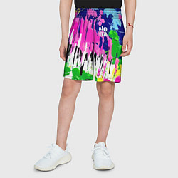 Шорты детские Colorful abstraction - aloha, цвет: 3D-принт — фото 2