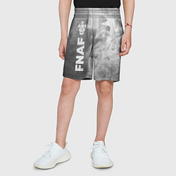 Шорты детские FNAF - grey gradient по-вертикали, цвет: 3D-принт — фото 2