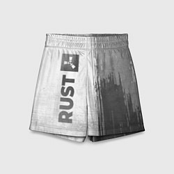Шорты детские Rust - white gradient по-вертикали, цвет: 3D-принт