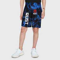 Шорты детские Rust молнии, цвет: 3D-принт — фото 2