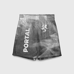 Детские шорты Portal - grey gradient вертикально