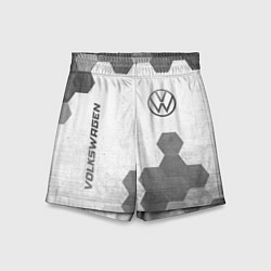 Детские шорты Volkswagen - white gradient вертикально