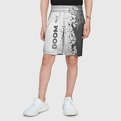 Шорты детские Doom - white gradient по-вертикали, цвет: 3D-принт — фото 2