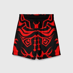 Шорты детские Тату ситха, цвет: 3D-принт