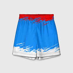 Шорты детские Патриот - флаг, цвет: 3D-принт