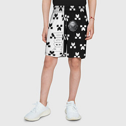 Шорты детские Doom x minecraft pattern, цвет: 3D-принт — фото 2