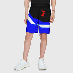 Шорты детские Doom sport geometry, цвет: 3D-принт — фото 2