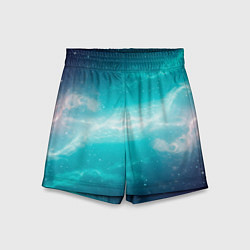 Детские шорты Галактическое сияние небес