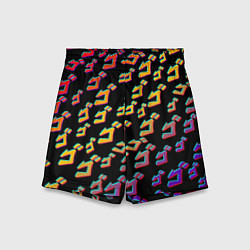 Шорты детские JoJo bizarre adventure - glitch, цвет: 3D-принт