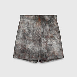 Шорты детские Абстракция - gray stone, цвет: 3D-принт