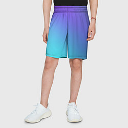 Шорты детские Color multi-colored gradient, цвет: 3D-принт — фото 2