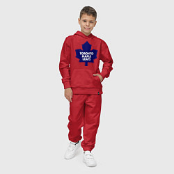Костюм хлопковый детский Toronto Maple Leafs, цвет: красный — фото 2