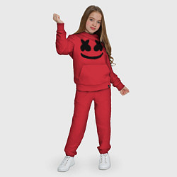 Костюм хлопковый детский Marshmello, цвет: красный — фото 2