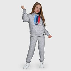 Костюм хлопковый детский BMW motosport, цвет: меланж — фото 2