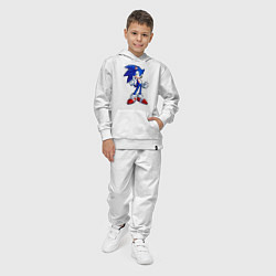 Костюм хлопковый детский SONIC, цвет: белый — фото 2