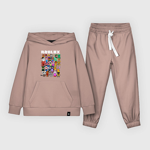Детский костюм ROBLOX PIGGY / Пыльно-розовый – фото 1