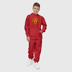 Костюм хлопковый детский Манчестер Юнайтед Роналду 2021, цвет: красный — фото 2