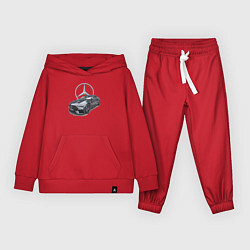 Костюм хлопковый детский Mercedes AMG motorsport, цвет: красный