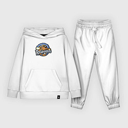 Костюм хлопковый детский Midland Rockhounds - baseball team, цвет: белый