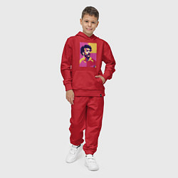 Костюм хлопковый детский Mo Salah Liverpool, цвет: красный — фото 2