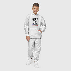 Костюм хлопковый детский Keep calm Derbent Дербент, цвет: белый — фото 2