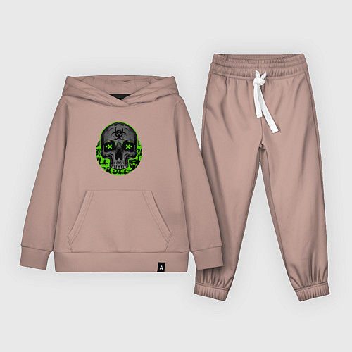 Детский костюм SKULL TOXIC / Пыльно-розовый – фото 1