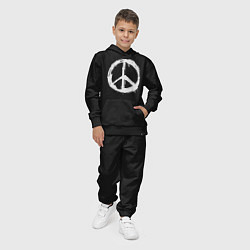 Костюм хлопковый детский Pacific symbol white, цвет: черный — фото 2