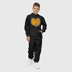 Костюм хлопковый детский Wu-Tang Colors, цвет: черный — фото 2