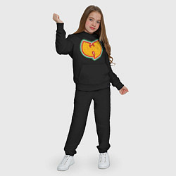 Костюм хлопковый детский Wu-Tang Colors, цвет: черный — фото 2