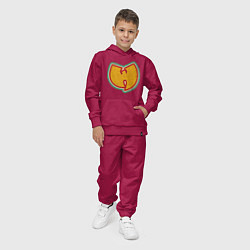 Костюм хлопковый детский Wu-Tang Colors, цвет: маджента — фото 2