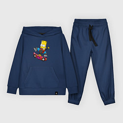 Детский костюм Барт Симпсон - крутой скейтбордист