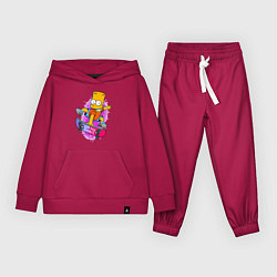 Детский костюм Барт Симпсон на скейтборде - Eat my shorts!