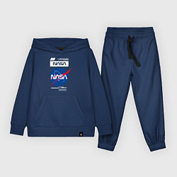 Костюм хлопковый детский Nasa - Logo, цвет: тёмно-синий