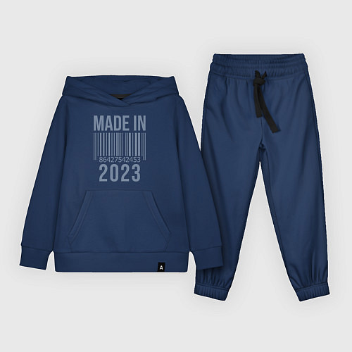 Детский костюм Made in 2023 / Тёмно-синий – фото 1