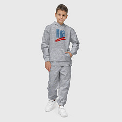 Костюм хлопковый детский Ида - limited edition, цвет: меланж — фото 2