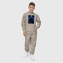 Костюм хлопковый детский Spaceman I, цвет: миндальный — фото 2