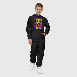 Костюм хлопковый детский Salvador Dali, цвет: черный — фото 2