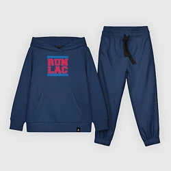 Костюм хлопковый детский Run Clippers, цвет: тёмно-синий